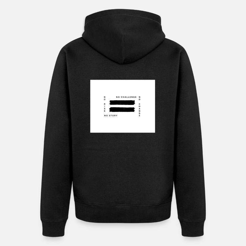 Soyez le changement - Veste à capuche bio Premium Unisexe - noir