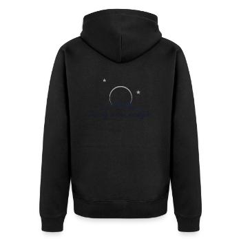 Dancing Dance Music - Unisex Premium Organic Zip Hoodie - black - Back - Nico (187cm)