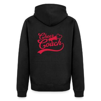 Cher Mégaphone Cheer Coach - Veste à capuche bio Premium Unisexe - noir - Dos - Nico (187cm)