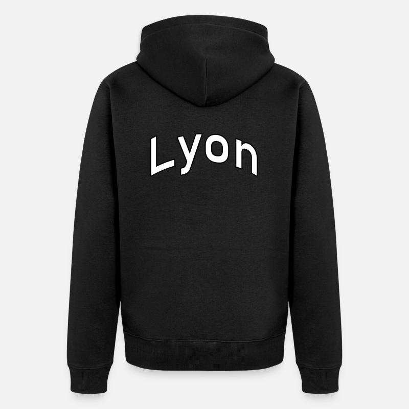 Lyon - Veste à capuche bio Premium Unisexe - noir