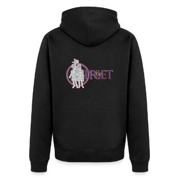 praetorien - Veste à capuche bio Premium Unisexe - noir - Dos - Nico (187cm)