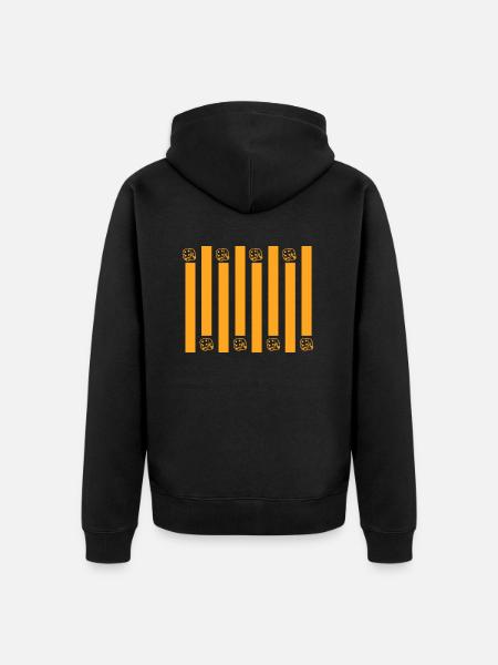 Boardgame Chess Backgammon Game Night - Unisex Premium Organic Zip Hoodie - black