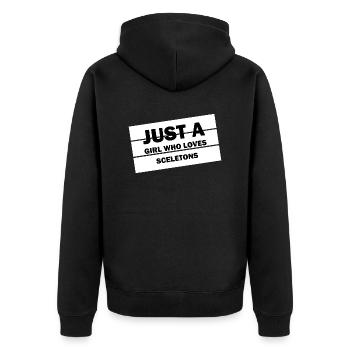Dancing Dance Music - Unisex Premium Organic Zip Hoodie - black - Back - Nico (187cm)