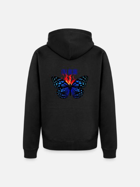 LIVE OR DIE - Unisex Premium Bio Zip Hoodie - Schwarz