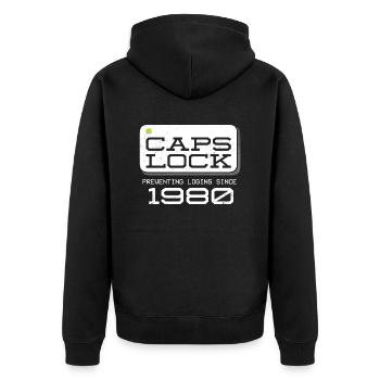 Expert en cybersécurité Hacker éthique - Veste à capuche bio Premium Unisexe - noir - Dos - Nico (187cm)