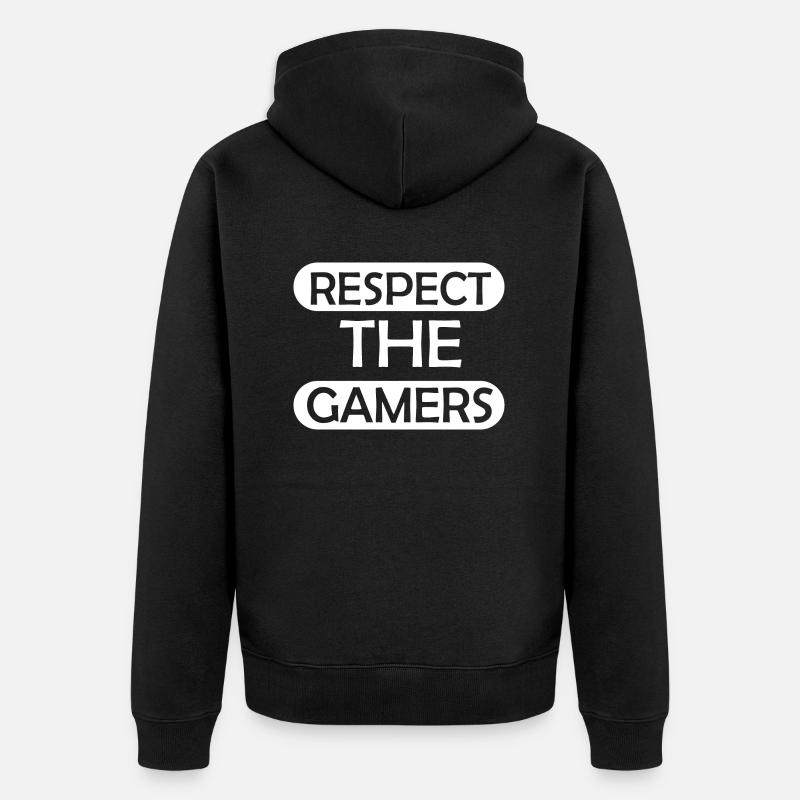 Jeu PC de jeu - Veste à capuche bio Premium Unisexe - noir