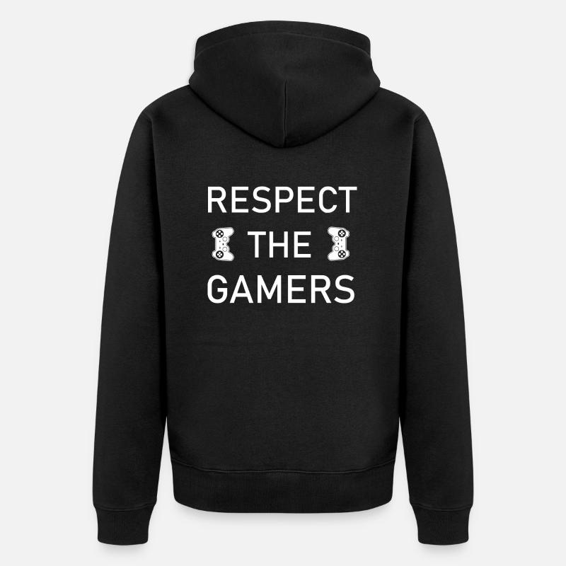 Jeu PC de jeu - Veste à capuche bio Premium Unisexe - noir