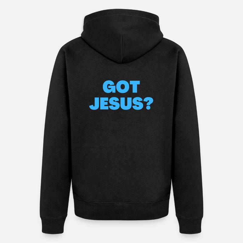 Got Jesus - Citations chrétiennes - Veste à capuche bio Premium Unisexe - noir