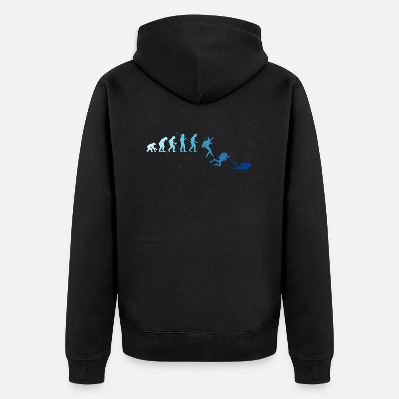 Plongée sous-marine Diver Evolution - Veste à capuche bio Premium Unisexe - noir