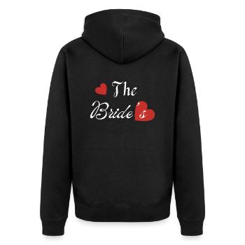 The bride’s -la mariée - Veste à capuche bio Premium Unisexe - noir - Dos - Nico (187cm)