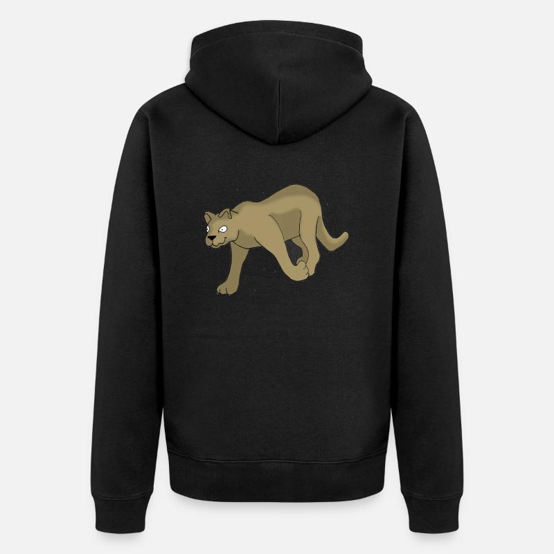 Faune - Veste à capuche bio Premium Unisexe - noir