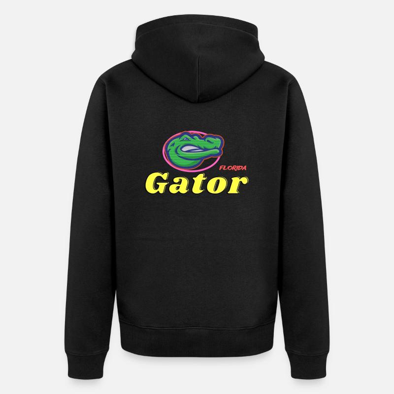 Gator Florida - Veste à capuche bio Premium Unisexe - noir