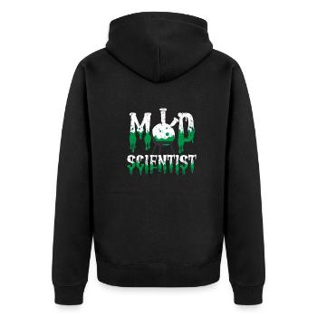 Chemistry Science Physics Research - Unisex Premium Organic Zip Hoodie - black - Back - Nico (187cm)