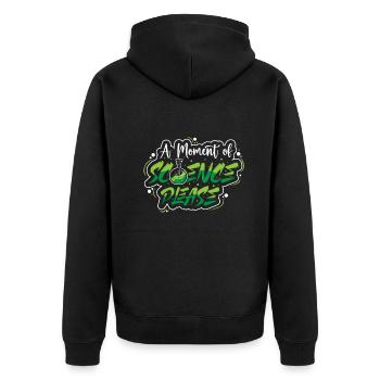 Chemistry Science Physics Research Nerd Humor - Unisex Premium Organic Zip Hoodie - black - Back - Nico (187cm)