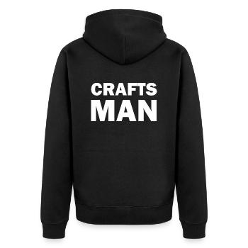 Artisan bricoleur Artisan Artisan Outil Construction - Veste à capuche bio Premium Unisexe - noir - Dos - Nico (187cm)