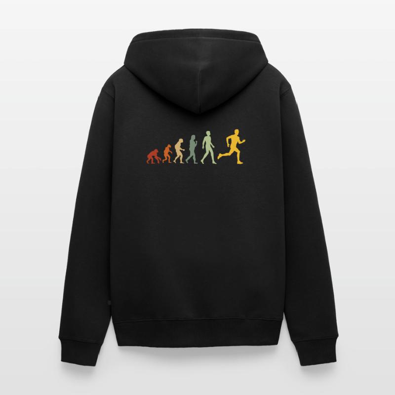 Évolution à triathlon - Running Evolution Veste à capuche bio Premium Unisexe
