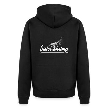 Vintage Retro PISTOL SHRIMP Collector Designs - Veste à capuche bio Premium Unisexe - noir - Dos - Nico (187cm)