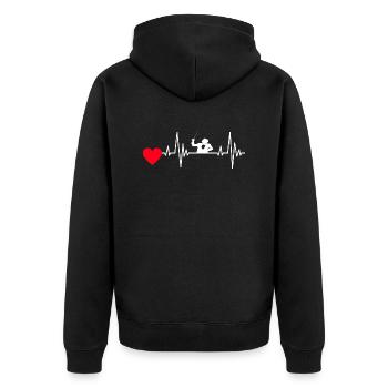 Conductors Conductor Music Conducting Gift - Unisex Premium Organic Zip Hoodie - black - Back - Nico (187cm)