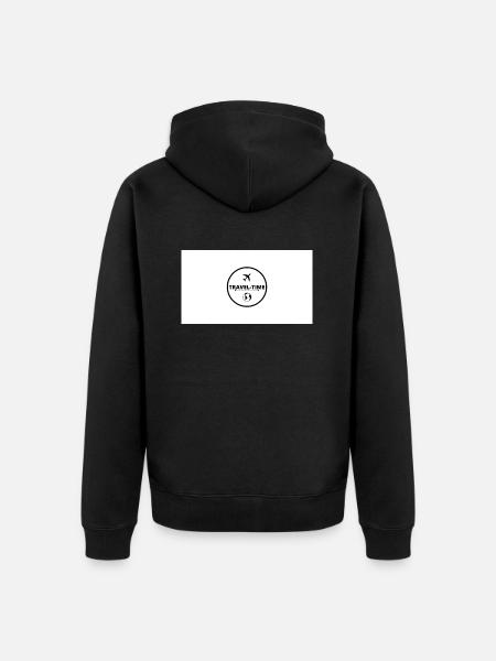 TEMPS DE TRAJET - Veste à capuche bio Premium Unisexe - noir