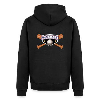 Home run - Veste à capuche bio Premium Unisexe - noir - Dos - Nico (187cm)