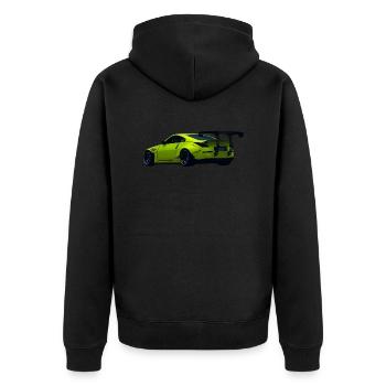 RocketBunny350Z - Veste à capuche bio Premium Unisexe - noir - Dos - Nico (187cm)