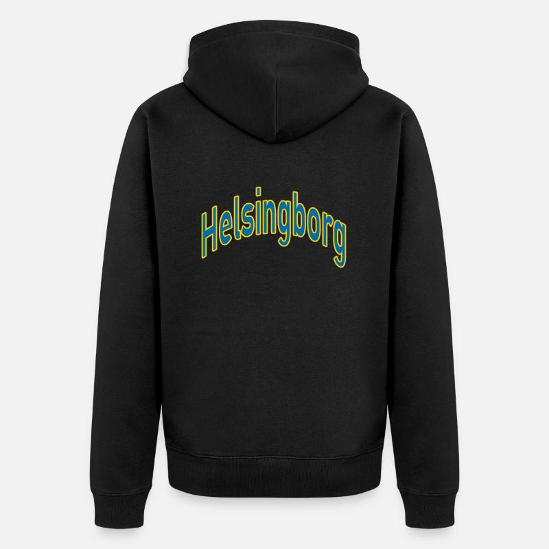 Helsingborg - Veste à capuche bio Premium Unisexe - noir