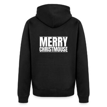 baby will be okay fairy tail fun croos awesome - Unisex Premium Bio Zip Hoodie - Schwarz - Hinten - Nico (187cm)
