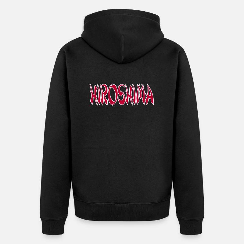 Hiroshima - Veste à capuche bio Premium Unisexe - noir