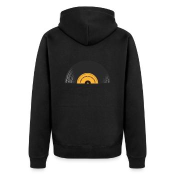 Rien ne se compare à de la bonne musique - Veste à capuche bio Premium Unisexe - noir - Dos - Nico (187cm)