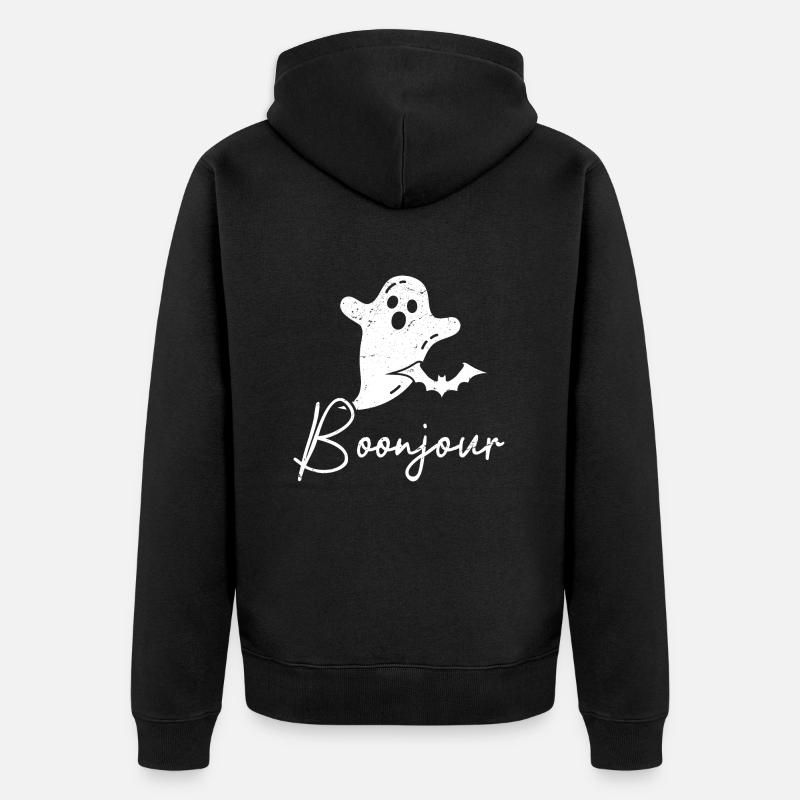 halloween | Boonjour - Veste à capuche bio Premium Unisexe - noir