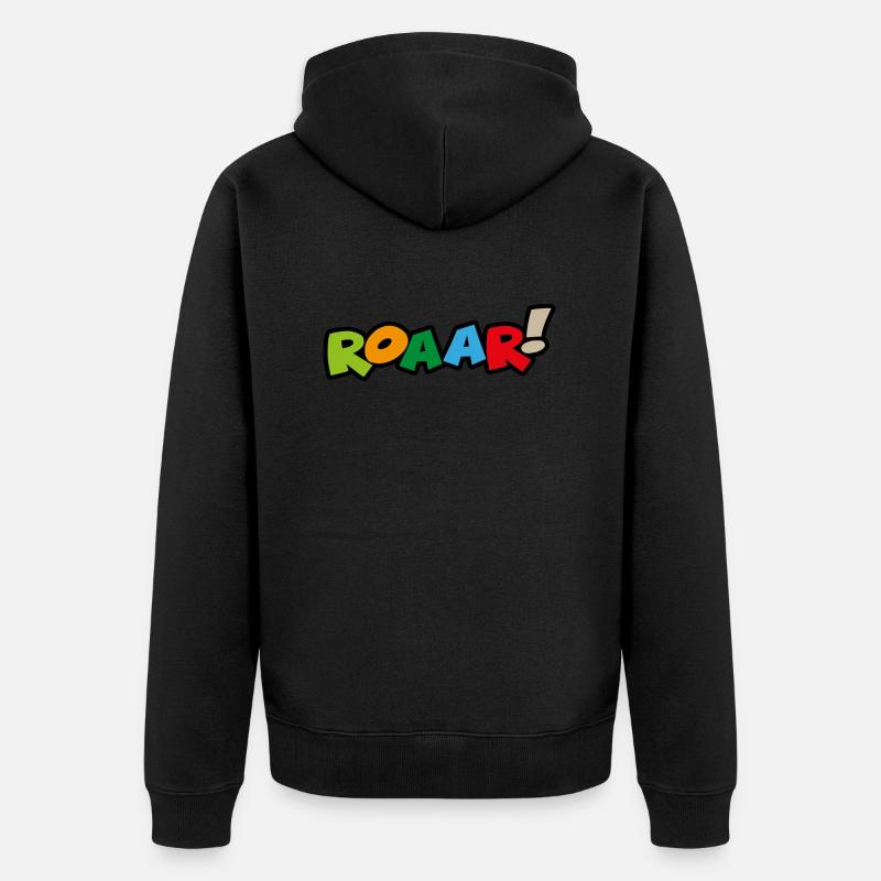 Roaar - Veste à capuche bio Premium Unisexe - noir