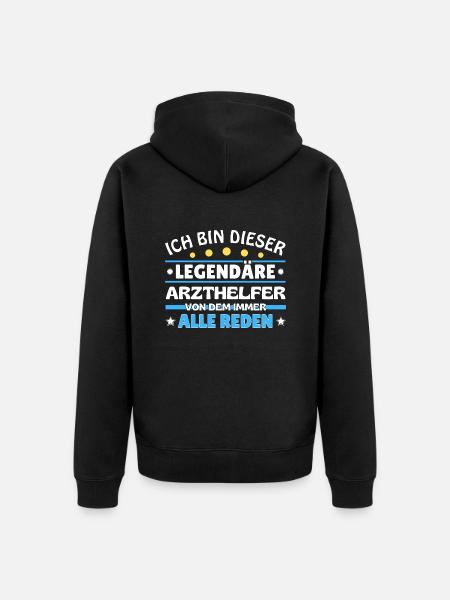 I'm this legendary - - Unisex Premium Organic Zip Hoodie - black