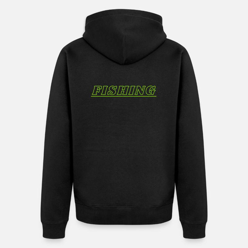 Poisson - Veste à capuche bio Premium Unisexe - noir