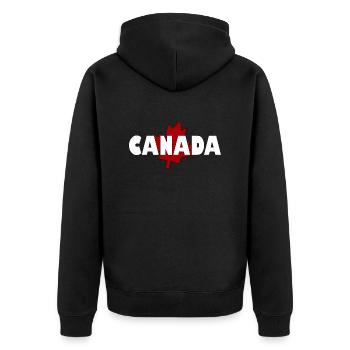 Canada - Veste à capuche bio Premium Unisexe - noir - Dos - Nico (187cm)