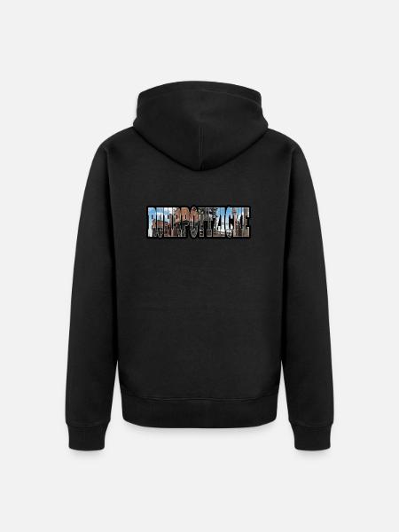 Ruhrpottzicke - Unisex Premium Bio Zip Hoodie - Schwarz