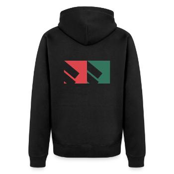 Liverpool 1992 - Veste à capuche bio Premium Unisexe - noir - Dos - Nico (187cm)