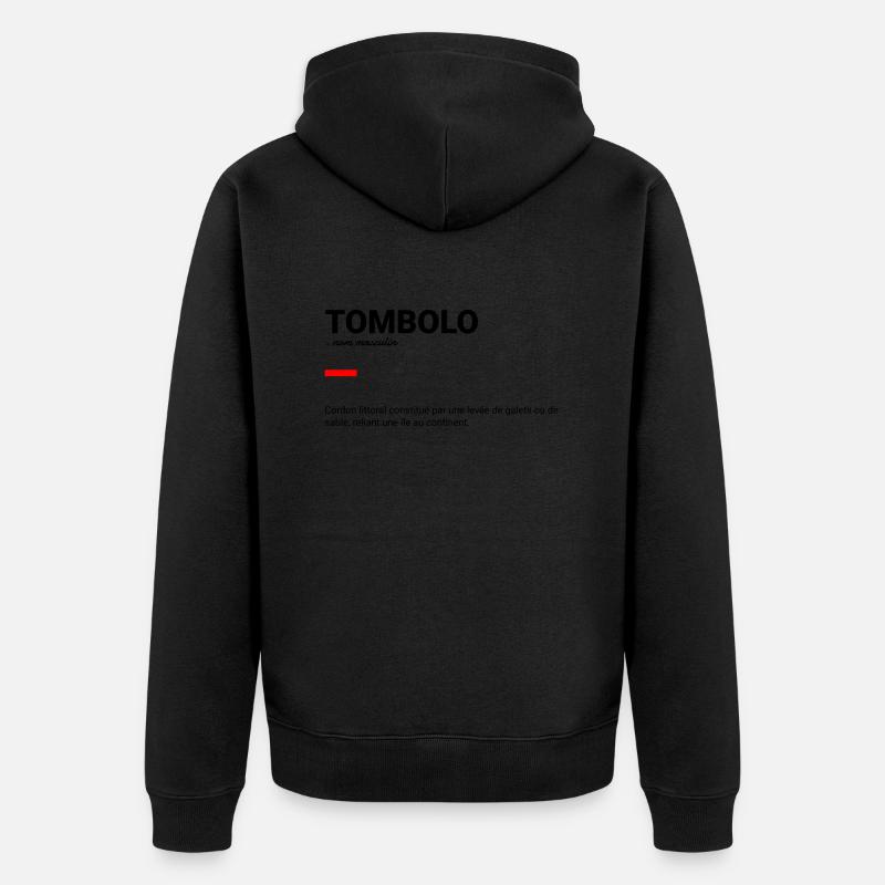 Tombolo - Veste à capuche bio Premium Unisexe - noir