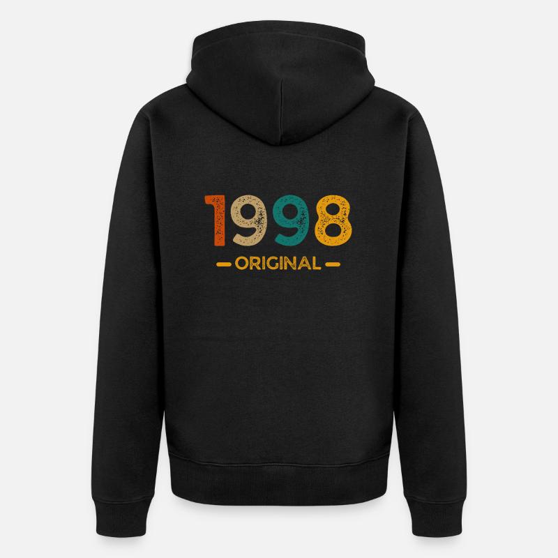 1998 Original - Veste à capuche bio Premium Unisexe - noir