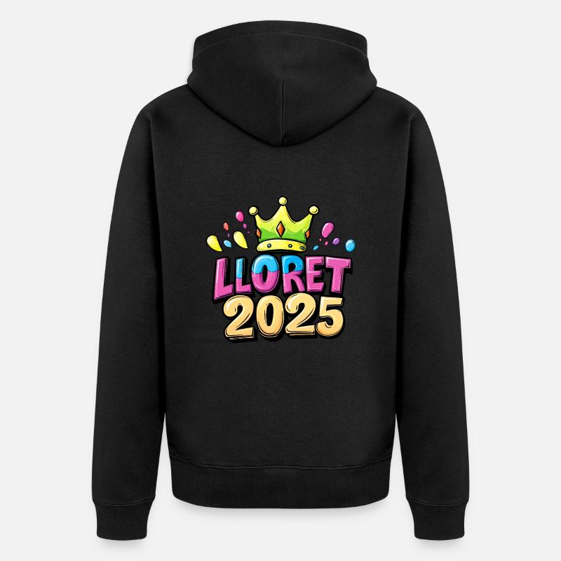 Lloret de Mar 2025 - Veste à capuche bio Premium Unisexe - noir