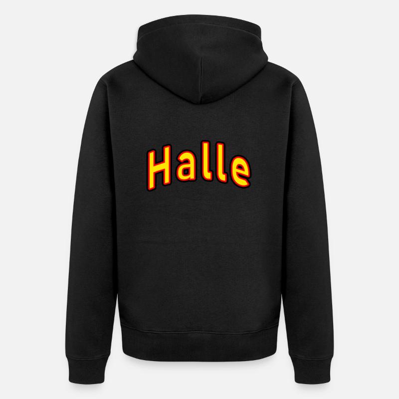 Salle - Veste à capuche bio Premium Unisexe - noir
