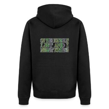 Dinosaurs Animal Dino Dinosaur Lover - Unisex Premium Organic Zip Hoodie - black - Back - Nico (187cm)