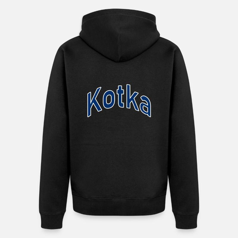 Kotka - Veste à capuche bio Premium Unisexe - noir