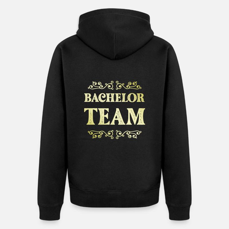 Équipe Bachelor - Veste à capuche bio Premium Unisexe - noir
