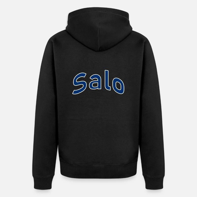 Salo - Veste à capuche bio Premium Unisexe - noir