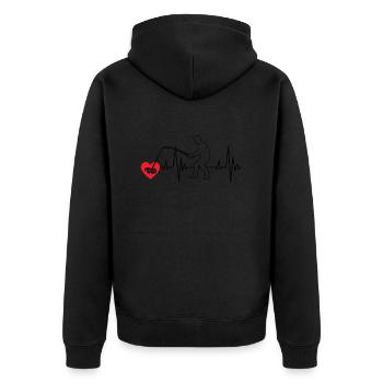 Pêche Pêche Hameçons Pêche Pêche - Veste à capuche bio Premium Unisexe - noir - Dos - Nico (187cm)