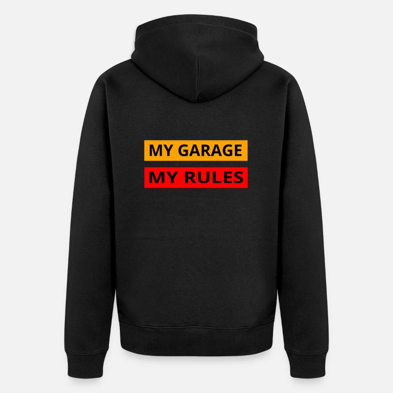 Garage - Veste à capuche bio Premium Unisexe - noir