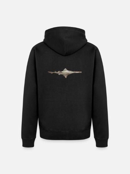 Meerestiere - Unisex Premium Bio Zip Hoodie - Schwarz