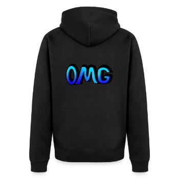 OMG / Oh my Good / Art - Veste à capuche bio Premium Unisexe - noir - Dos - Nico (187cm)