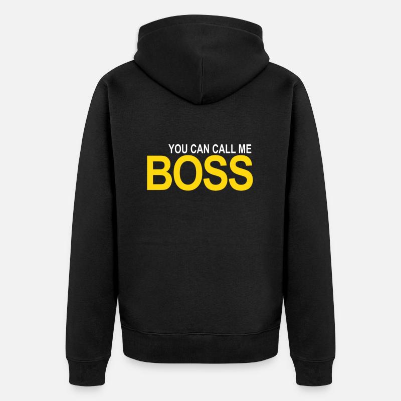 appelez-moi BOSS - Veste à capuche bio Premium Unisexe - noir