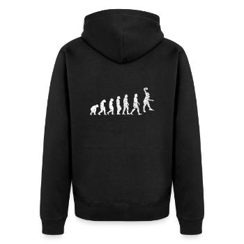 Club de basket-ball Amateurs de basket-ball Joueurs de basket-ball - Veste à capuche bio Premium Unisexe - noir - Dos - Nico (187cm)